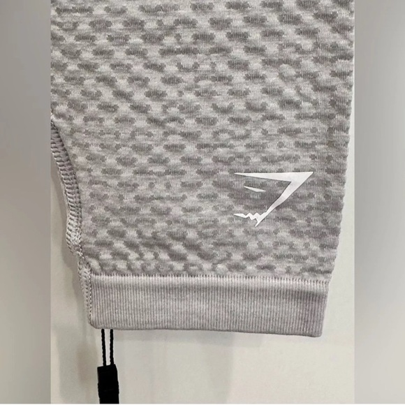 Gymshark Vital Seamless Leggings High Waisted Light Gray Marl Size Small Sporty - Picture 8 of 9